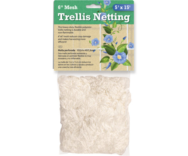 Trellis Netting, 5' x 15', 6" mesh