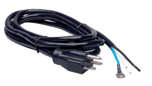Power Cord, 8', 240V, AWG 16/3, Nema 6-15P, UL